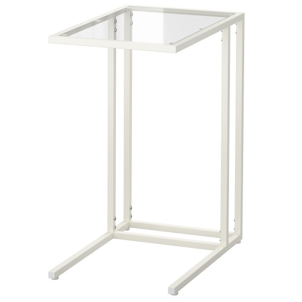 

IKEA VITTSJO столик белый стекло (903.034.46)