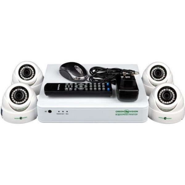 

Комплект видеонаблюдения Green Vision GV-K-S12/04 1080P