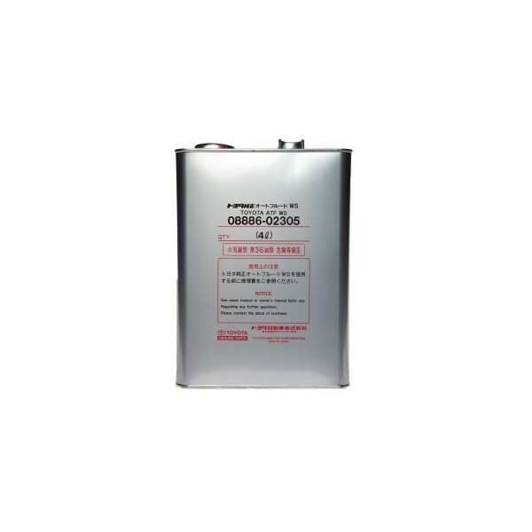 

Трансмиссионное масло TOYOTA ATF WS (Japan) 4L (08886-02305)