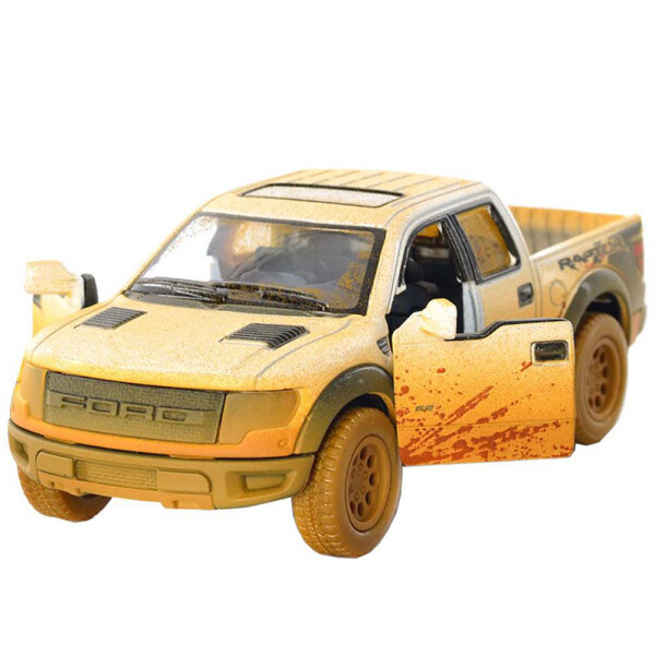 

Масштабная модель Kinsmart FORD F-150 SVT RAPTOR-SUPERCREW MUDDY 2013 (KT5365WY) в ассортименте