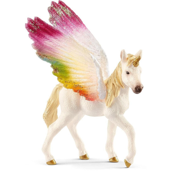 

Игрушка-фигурка Schleich Крылатый радужный единорог жеребенок Bayala (70577)