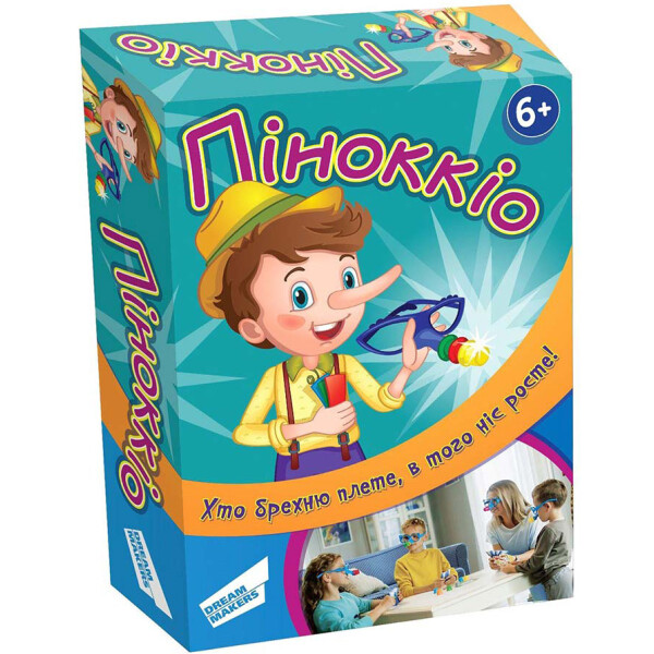 

Настольная игра для детей Dream Makers Пиноккио (1718_UA)