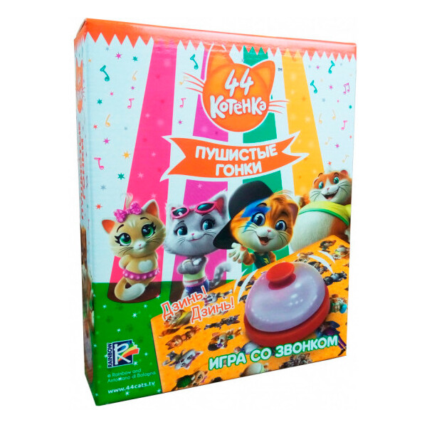 

Игра со звонком Vladi Toys 44 Cats. Пушистые гонки VT8010-05 (рус)