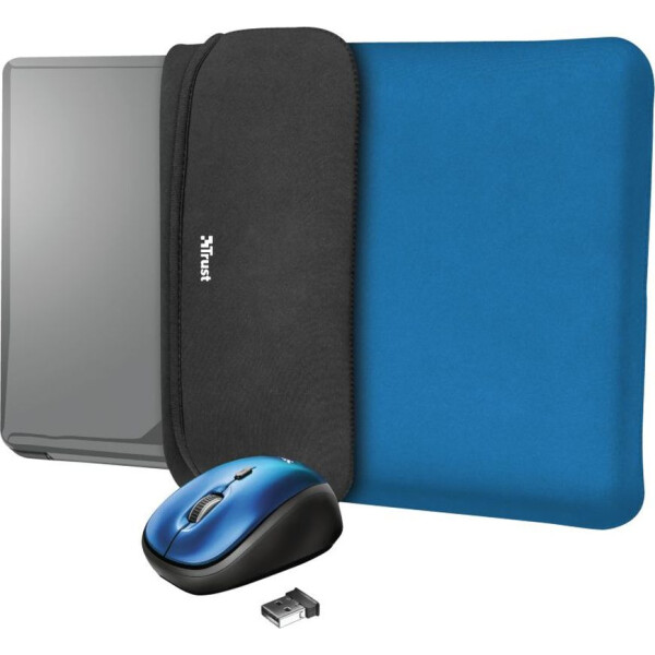 

15" Trust Yvo Reversible + мышь Blue (23452)
