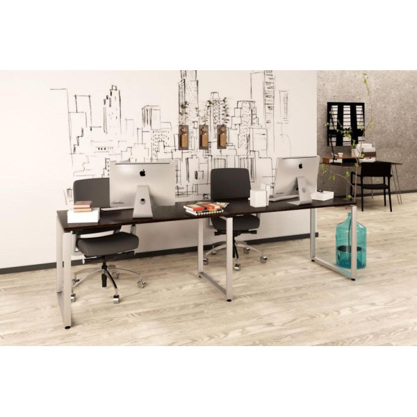 

Двойной письменный стол Loft design Q-135-2 Венге Корсика
