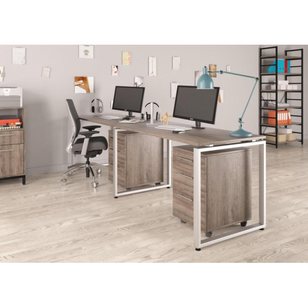 

Двойной письменный стол Loft design Q-135-2 Дуб Палена