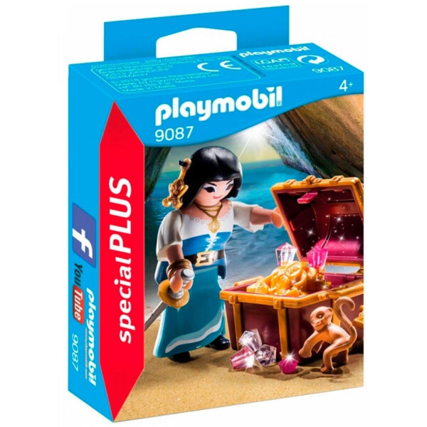 

Конструктор Playmobil Пират с сокровищами 9087