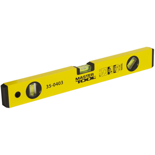 

Уровень MasterTool 40 см. 3 капсулы. 35-0403