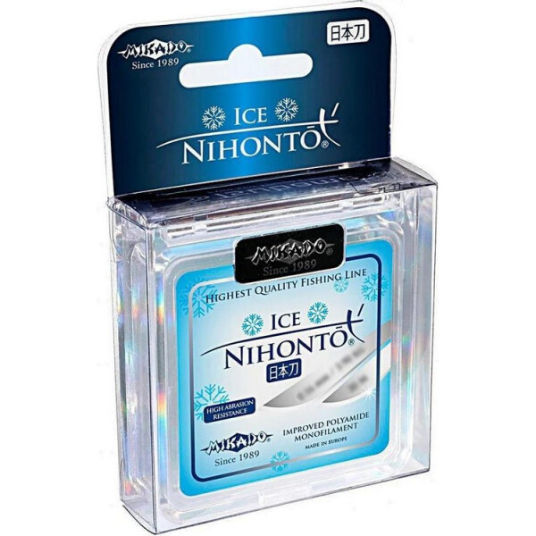 

Леска Mikado Nihonto Ice 50м 0,10мм 1,85кг (прозрачный) (ZNI5-010)