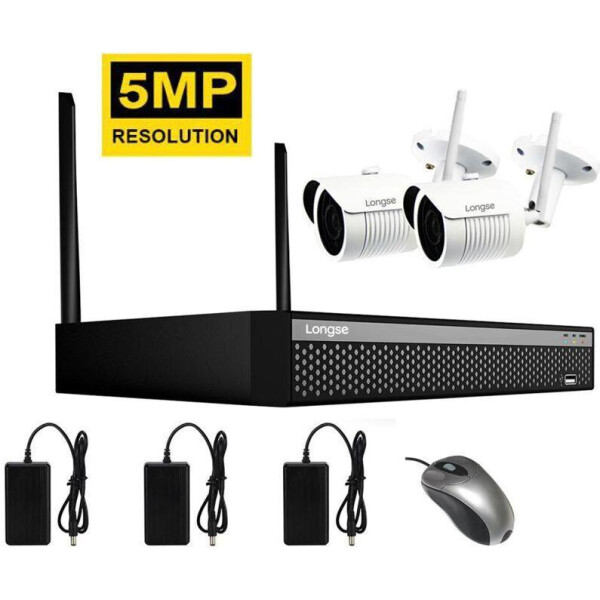 

на 2 камеры Longse WIFI 3604-5Mp Kit 2, 300 метров, 5 Мп, Quad HD