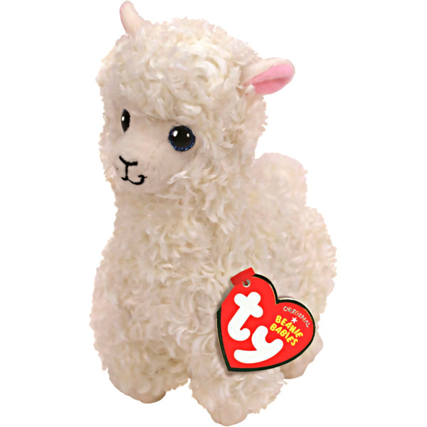 

Мягкая игрушка TY Beanie Babies Кремовая лама Lily (41216)
