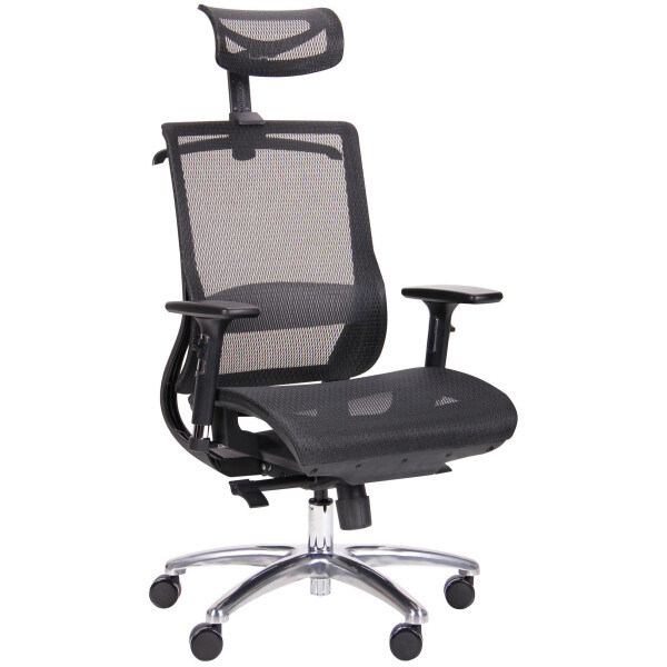 

Кресло AMF Coder Black Alum Black