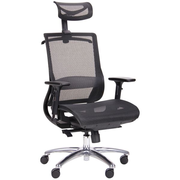 

Кресло AMF Coder Black Alum Black