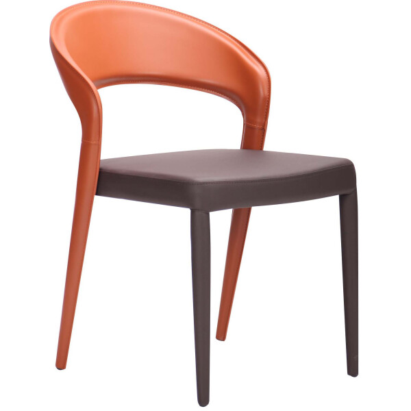 

Стул AMF Ottoman caramel leather/PU spice