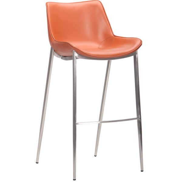 

Барный стул AMF Blanc caramel leather
