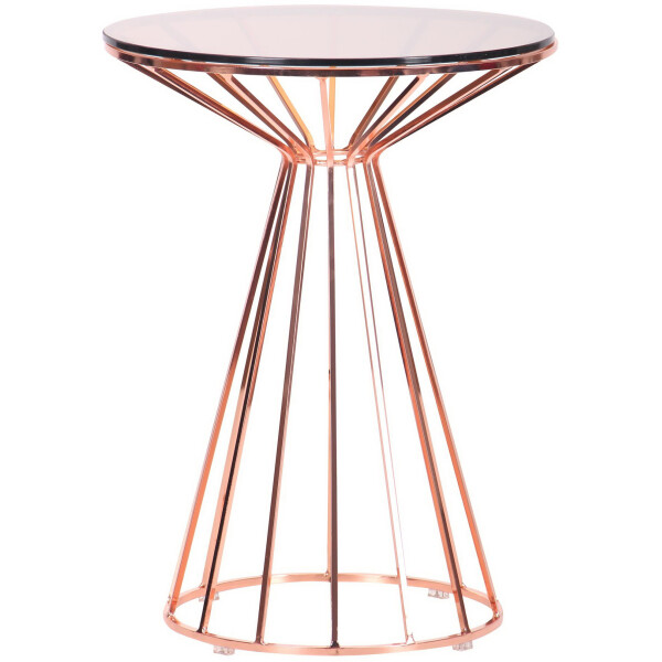 

Стол AMF Canary, rose gold, glass top