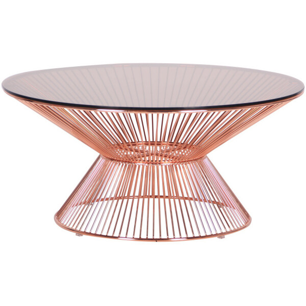 

Стол AMF Owi, rose gold, glass top