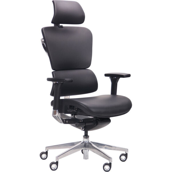

Кресло AMF Crystal PRO Alum, Black leather