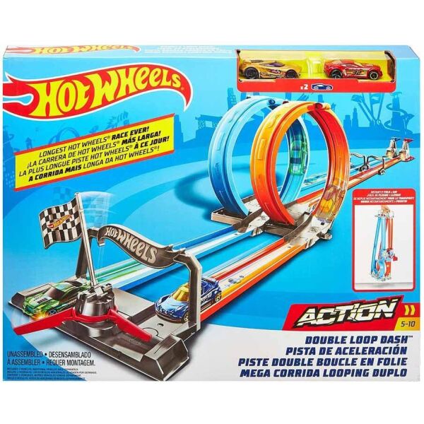

Трек Hot Wheels Action Двойная петля (GFH85)