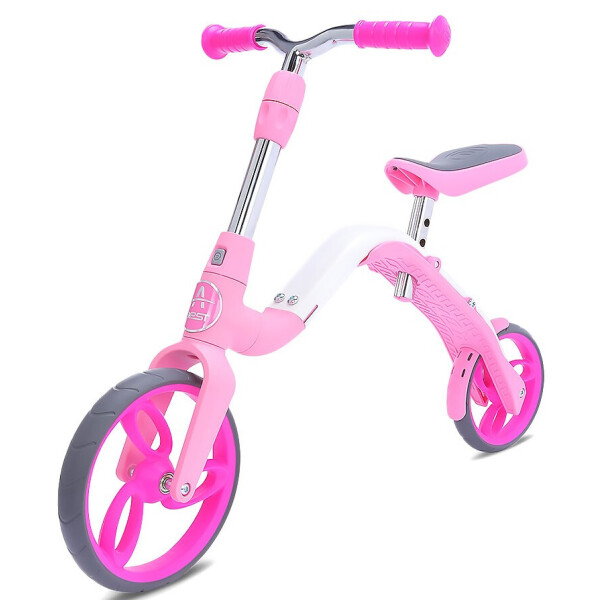 

Беговел Aest B02 2 в 1 розовый (B02-Pink)