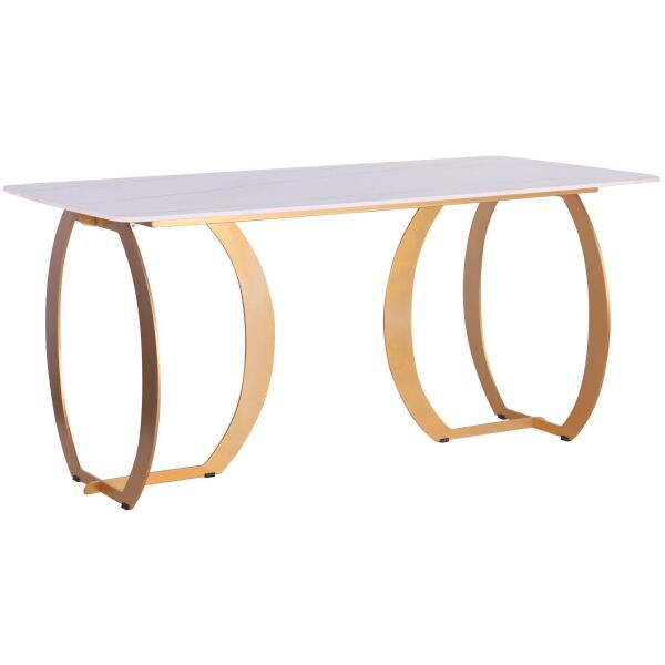 

Стол обеденный Alexis gold/ceramics Lasa bianco