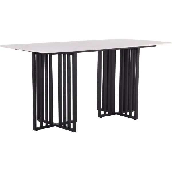 

Стол обеденный Fellon black/ceramics Carrara bianco