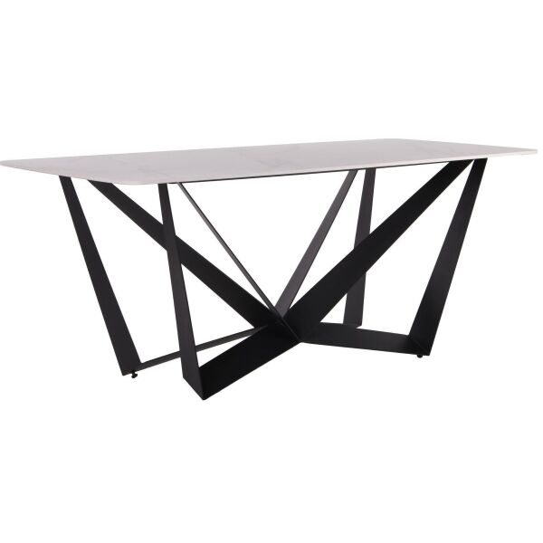 

Стол обеденный William black/ceramics Carrara bianco