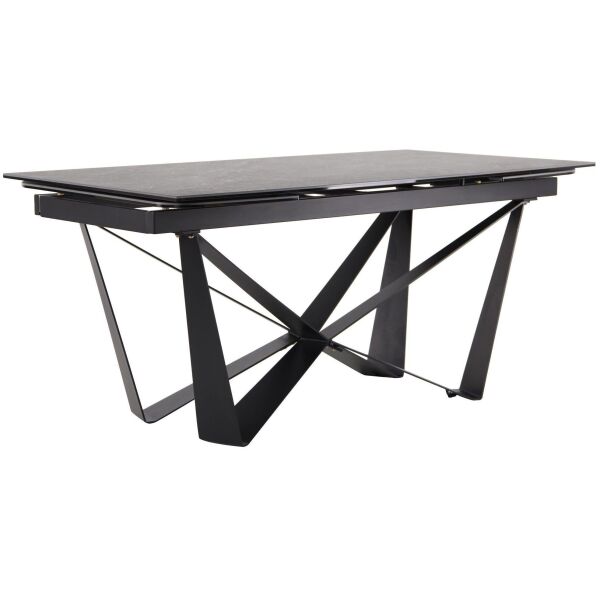 

Стол обеденный раскладной Vincent black/сeramics Calacatta nero