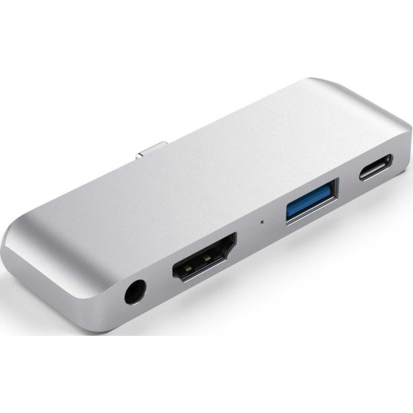 

Адаптер Satechi Aluminum Type-C Mobile Pro Hub Silver (ST-TCMPHS)