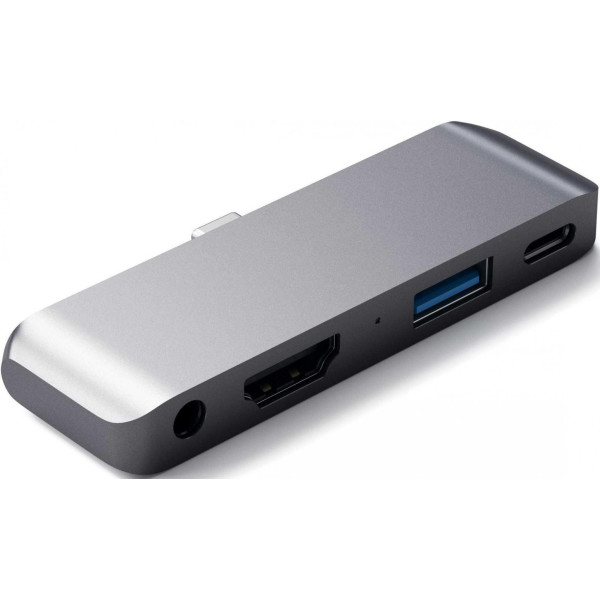 

Адаптер Satechi Aluminum Type-C Mobile Pro Hub Space Gray (ST-TCMPHM)