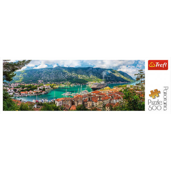 

Пазл Trefl Котор, Черногория, 500 элементов панорамный (TFL-29506)
