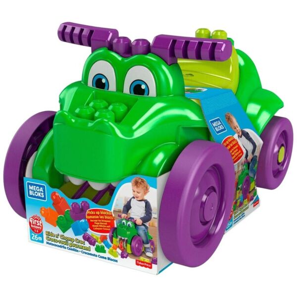 

Толокар Mega Bloks First builders Крокодил 3 в 1 (GFG22)