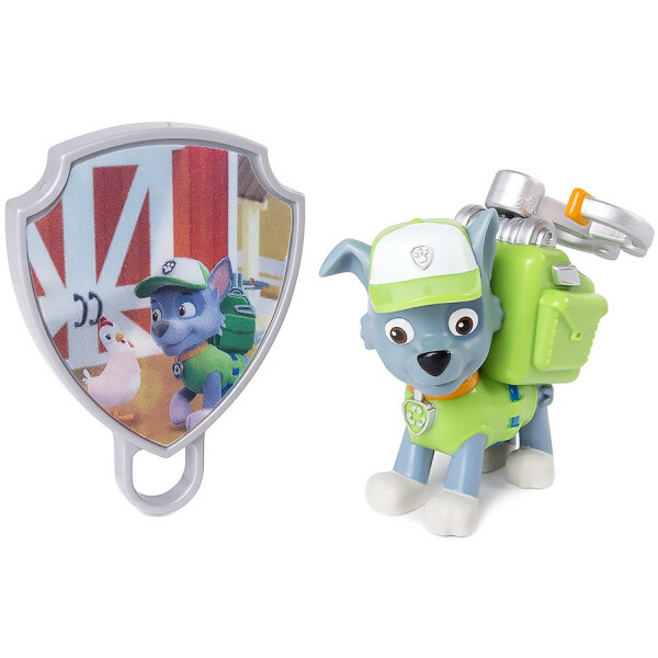 

Фигурка Spin Master Paw patrol К бою Рокки с выдвижным крючком (SM16600/0228)