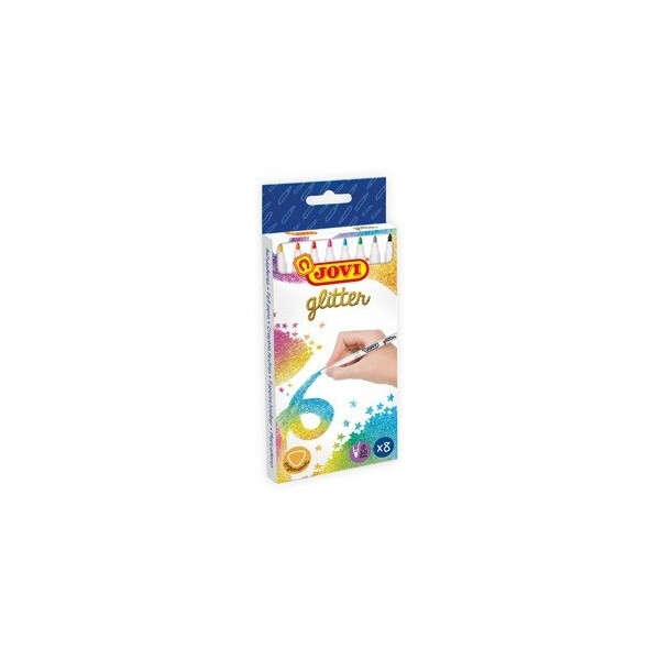 

Набор фломастеров с блестящими чернилами Jovi Glitter 8 цветов (1608G)
