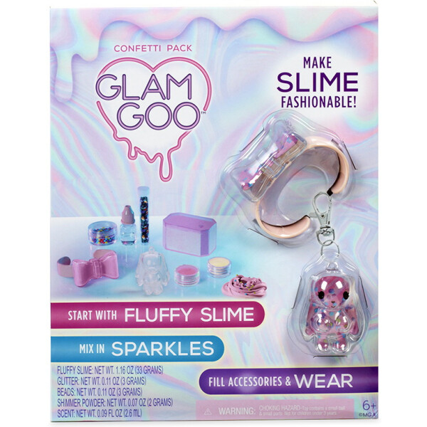 

Набор Для Юного Дизайнера Glam Goo Слайм-Аксессуаро Конфетти (549635)