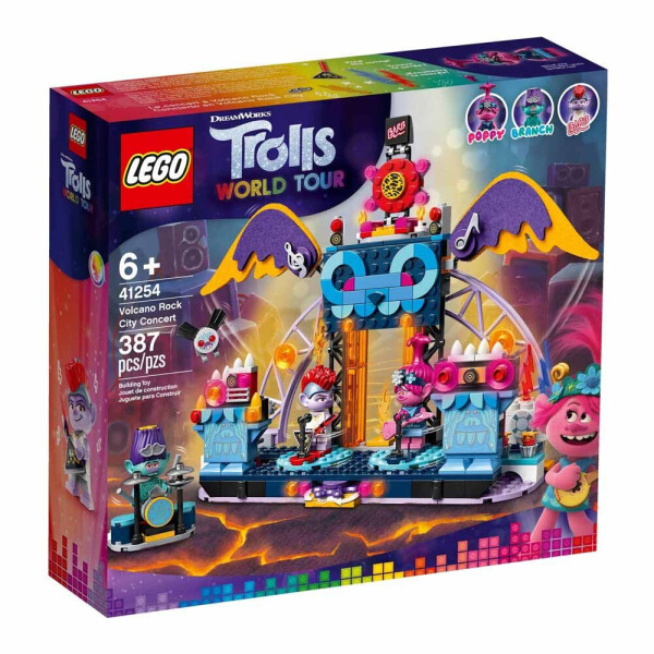 

LEGO® Trolls Концерт в городе Рок-на-Вулкане (41254)