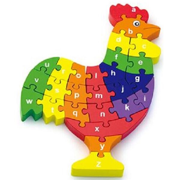 

Деревянный пазл Viga Toys Петушок по буквам (55244)