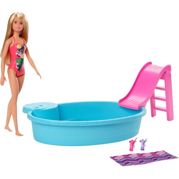 

Игровой набор с куклой Barbie Развлечения возле бассейна (GHL91)