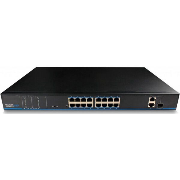 

Регистратор 16-портовый PoE коммутатор UTP1-SW1602TS-POE