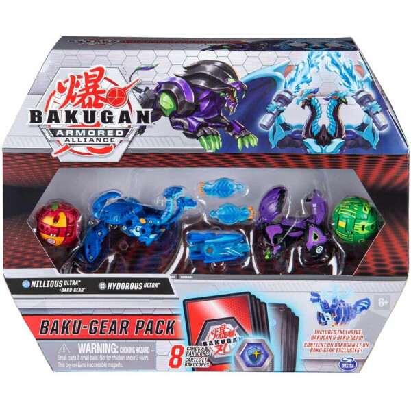 

Игровой набор с фигурками Spin Master Bakugan Armored Alliance: Ниллиус и Гидориус (SM64444-1)