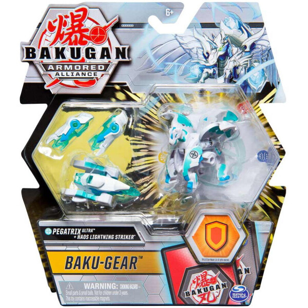 

Игровой набор с фигурками Spin Master Bakugan Armored Alliance: Пегатрикс с комплектом оружия и брони (SM64443-2)