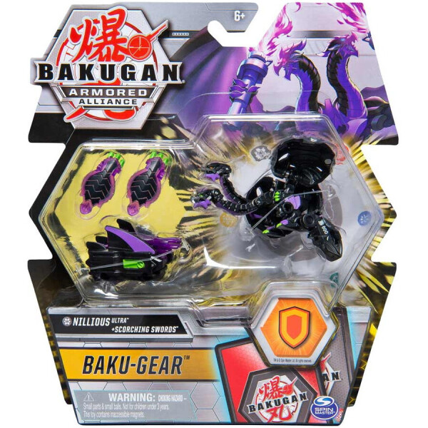

Игровой набор с фигурками Spin Master Bakugan Armored Alliance: Нилиус с комплектом оружия и брони (SM64443-3)