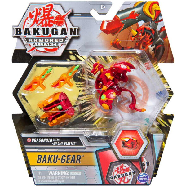 

Игровой набор с фигурками Spin Master Bakugan Armored Alliance: Драгоноид с комплектом оружия и брони (SM64443-4)