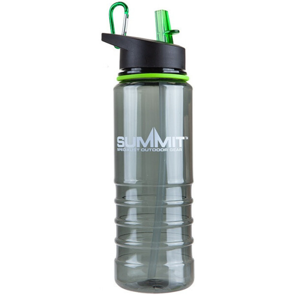 

Бутылка Summit Tritan Bottle с соломинкой и карабином зеленая 700 мл (17669)