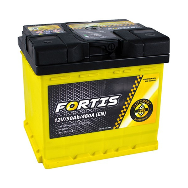 

Автомобильный аккумулятор Fortis 50 Ah/12V (1) FRT50-01