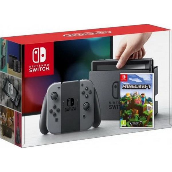 

Nintendo Switch Gray + Игра Minecraft