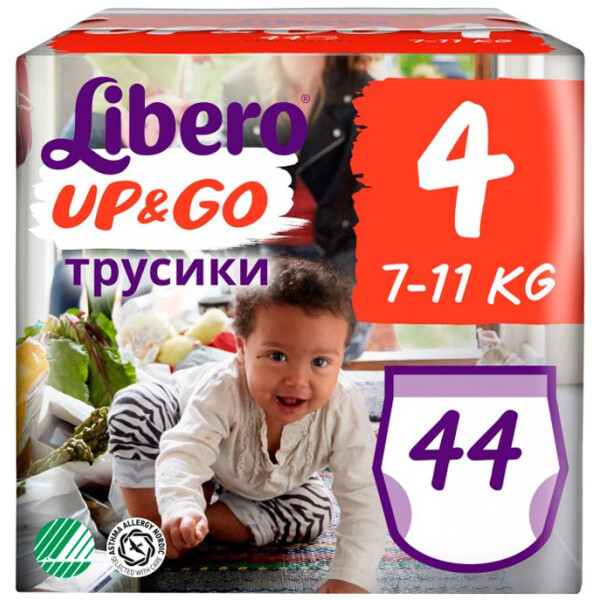 

Подгузники детские Libero Up&Go 4 (44) (7322541089409)