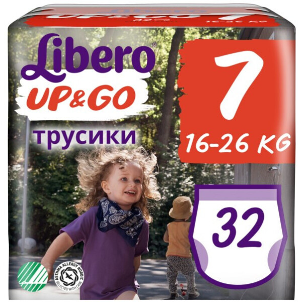 

Подгузники детскиеLibero Up&Go 7 (32) (7322541091044)