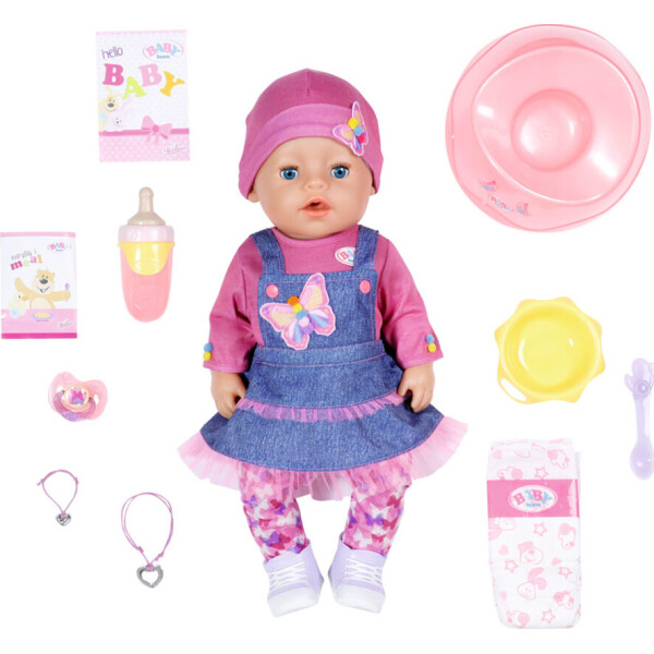 

Кукла Baby Born серии Нежные объятия Джинсовый лук 43 см с аксессуарами (831298)