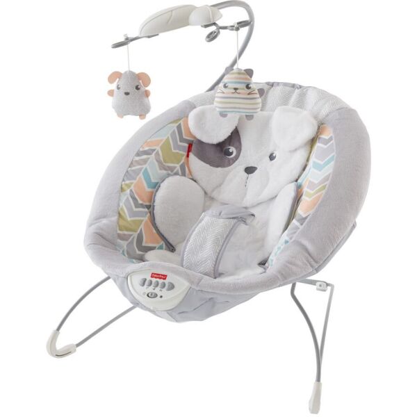 

Шезлонг для новорожденых Fisher-Price Веселый щенок делюкс (GWD50)